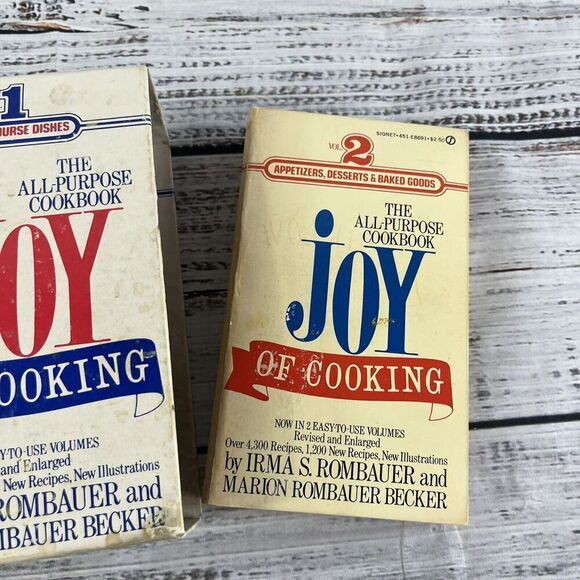 Vintage Joy of Cooking Vol 1 & 2 Irma Rombauer 1972 Vintage Cookbook Set w/ Case - Picture 5 of 12